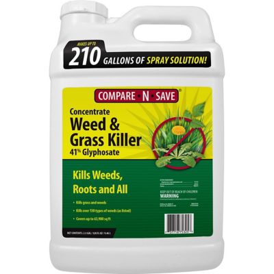 Compare-N-Save 2.5 gal. 41% Glyphosate Grass and Weed Killer Concentrate, Makes 212 gal.