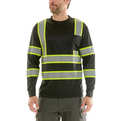 Hallstatt Workwear Long Sleeve High Visibility Reflective Safety Tee