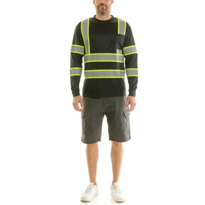 Image showing  Long Sleeve High Visibility Reflective Safety Tee