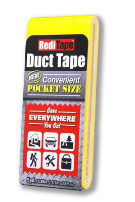 RediTape Duct Tape, Fluorescent Yellow