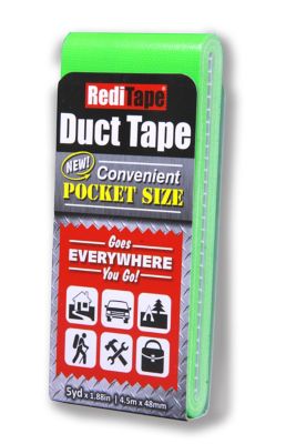 RediTape Duct Tape, Fluorescent Green
