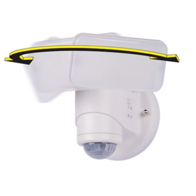 Image showing 5 th IQ America Dynamic Tracking Wired Motion Security Light, 2000 Lm Outdoor LED, White