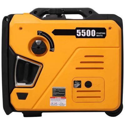 Osakapro Portable 4-Stroke Inverter Generator w/Electric and Remote Start, 5.5 KW, 224cc, EPA Compliant, Orange