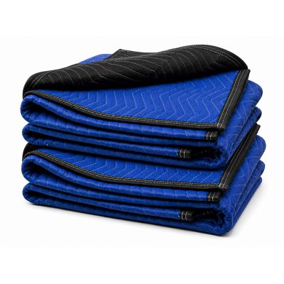 Forearm Forklift Woven Blue Blanket 72 x 80 in., 6pk