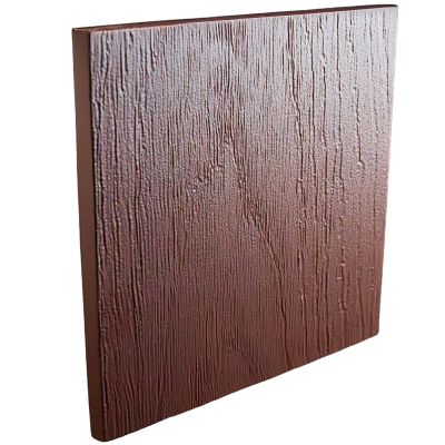 Vycom Timberline 24 x 48 x 0.25in. Kona Brown Wood Grain HDPE Sheet