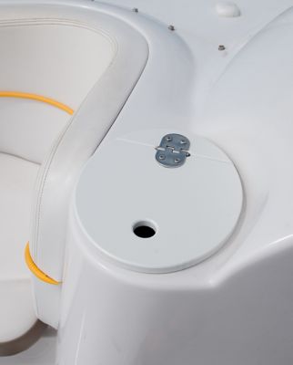Image showing  24 x 27 x 0.50in. White HDPE Seaboard Sheet
