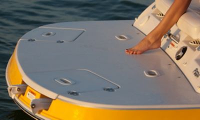 Image showing  24 x 27 x 0.50in. White HDPE Seaboard Sheet