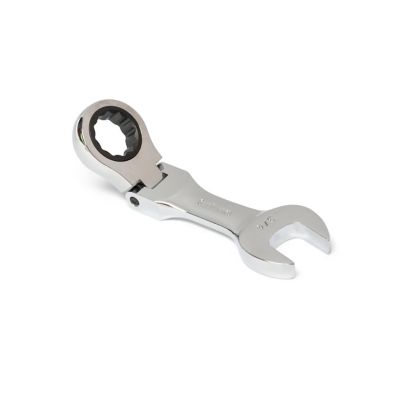 Image showing 1 th GEARWRENCH 7 pc. 72T 12 Point Stubby Flex Head Ratcheting Combination SAE Wrench Set