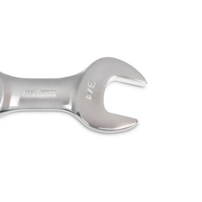 Image showing 2 th GEARWRENCH 7 pc. 72T 12 Point Stubby Flex Head Ratcheting Combination SAE Wrench Set