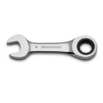 Image showing  10 pc. 72T 12 Point Stubby Ratcheting Combination Metric Wrench Set