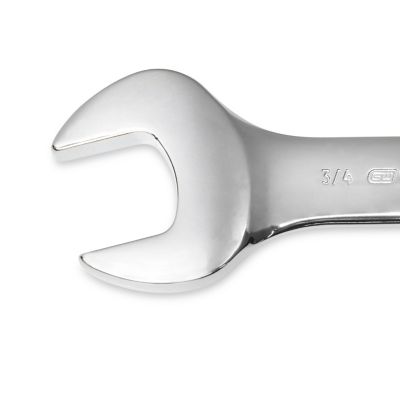 Image showing  7 pc. 72T 12 pt. Stubby Ratcheting Combination SAE Wrench Set