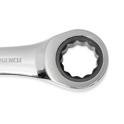 Image showing  7 pc. 72T 12 pt. Stubby Ratcheting Combination SAE Wrench Set