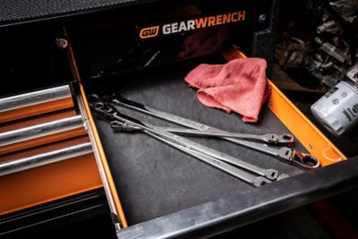 Image showing  4 pc. 90T 12 pt. SAE GearBox Double Flex Ratcheting Wrench Set