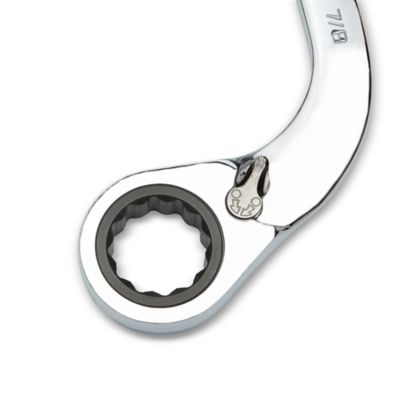 Image showing 2 th GEARWRENCH 4 pc. 72T 12 pt. Reversible S-Shape Double Box Ratcheting SAE Wrench Set