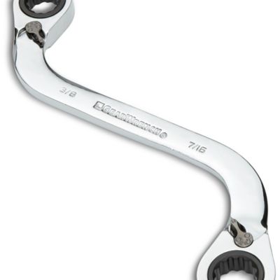 Image showing 3 th GEARWRENCH 4 pc. 72T 12 pt. Reversible S-Shape Double Box Ratcheting SAE Wrench Set