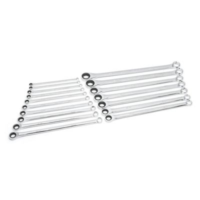 GEARWRENCH 17 pc. 72T 12 pt. XL GearBox Double Box Ratcheting Metric Wrench Set