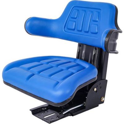TMB Adjustable Tractor Seat, Blue