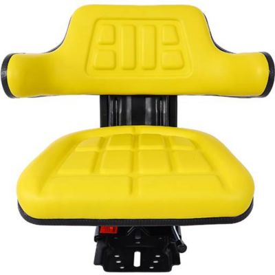 Image showing  Adjustable Tractor Seat, Yellow