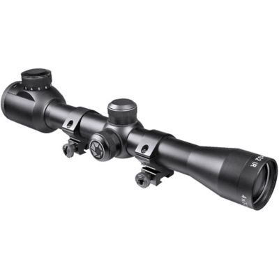 Barska 4 x 32mm Plinker-22 IR 30/30 Rifle Scope with Rings