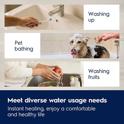 Image showing  lnfinite Classic 8 gal., 1440 W, 120 V Plug-In Point of Use Electric Tank Water Heater with 6 Year Warranty
