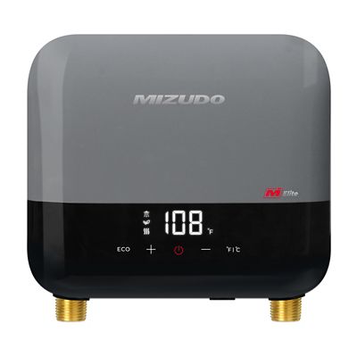 Image showing  Elite 3.5 kW 0.68 GPM, 120 V Point of Use Under Sink Electric Tankless Water Heater, Gray