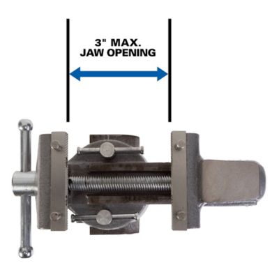 Image showing 2 th Wilton 3 in. Clamp-On Vise