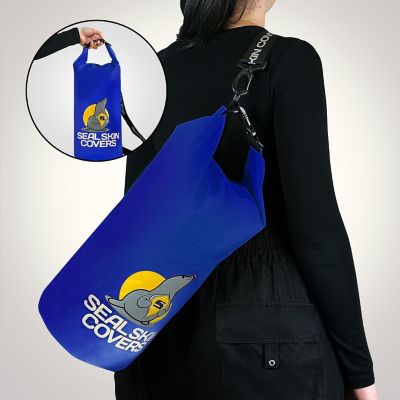 Image showing  10L Dry Bag Waterproof Backpack for Kayaking, Paddle Boarding, Boating & Travel, Blue