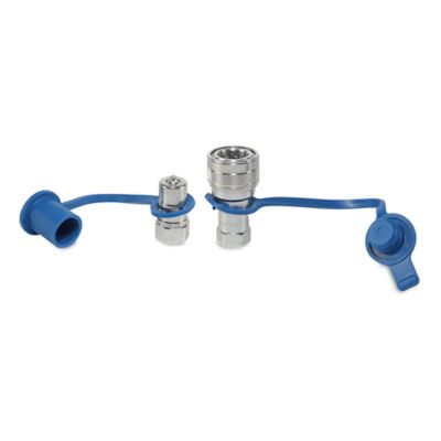 Magister Hydraulics ISO 7241 B Series Hydraulic Quick Couplers Set, 3/8 in. ISO Body Size, 3/8 in. NPT Port
