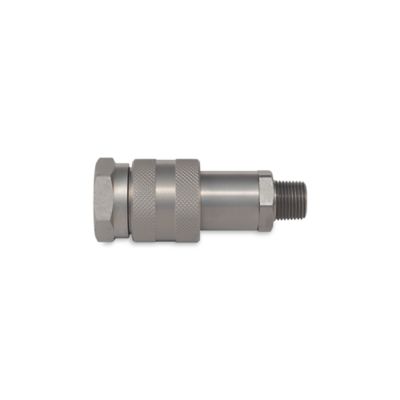 Image showing  High Pressure Hydraulic Quick Couplers Set, 3/8 in. ISO Body Size, 3/8 in. NPT Port