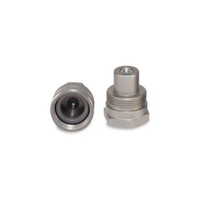 Image showing  High Pressure Hydraulic Quick Couplers Set, 3/8 in. ISO Body Size, 3/8 in. NPT Port