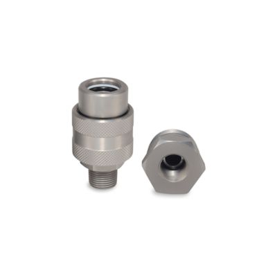 Image showing  High Pressure Hydraulic Quick Couplers Set, 3/8 in. ISO Body Size, 3/8 in. NPT Port