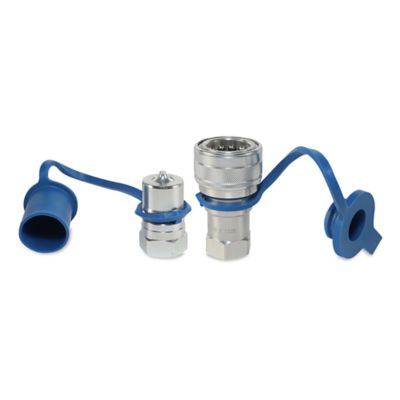 Magister Hydraulics ISO 7241 B Series Hydraulic Quick Couplers Set, 3/4 in. ISO Body Size, 3/4 in. NPT Port