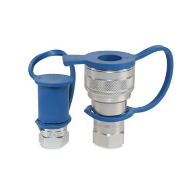 Image showing  ISO 7241 B Series Hydraulic Quick Couplers Set, 3/4 in. ISO Body Size, 3/4 in. NPT Port