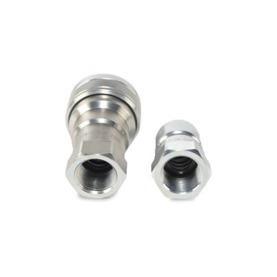 Image showing  ISO 7241 B Series Hydraulic Quick Couplers Set, 3/4 in. ISO Body Size, 3/4 in. NPT Port
