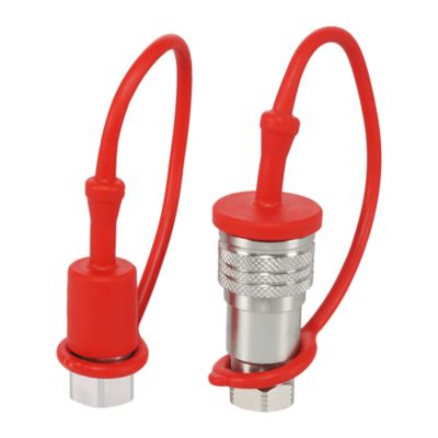 Image showing  Agriculture Hydraulic Quick Couplers Set, 1/4 in. ISO Body Size, 3/8 in. SAE Port