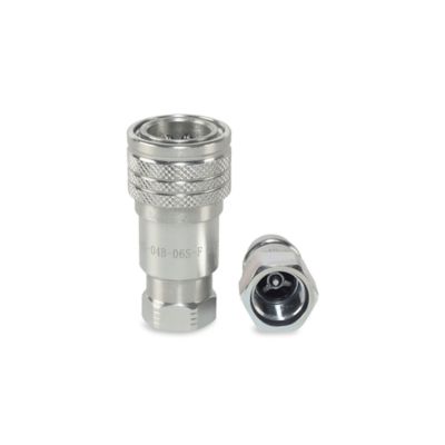 Image showing  Agriculture Hydraulic Quick Couplers Set, 1/4 in. ISO Body Size, 3/8 in. SAE Port