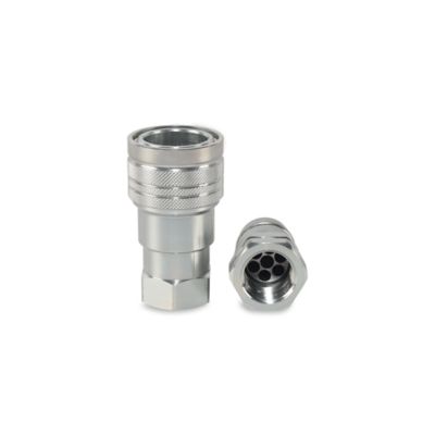 Image showing  Agriculture Hydraulic Quick Couplers Set, 3/4 in. ISO Body Size, 3/4 in. NPT Port