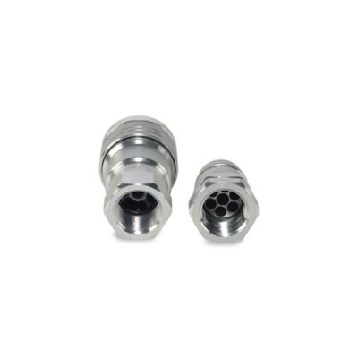 Image showing  Agriculture Hydraulic Quick Couplers Set, 3/4 in. ISO Body Size, 3/4 in. NPT Port