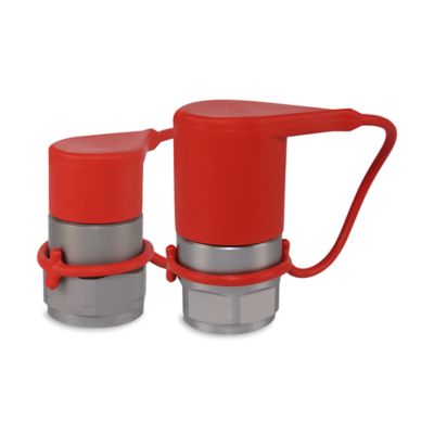 Image showing  Flat Face Hydraulic Quick Couplers Set, 1 in. ISO Body Size, 1 in. NPT Port