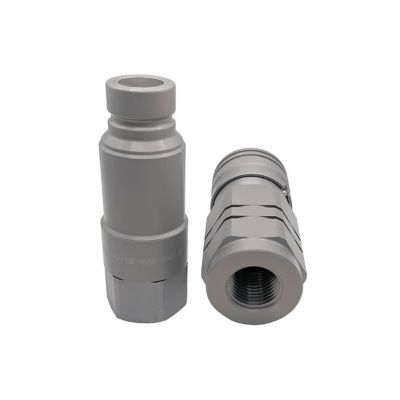 Image showing  Flat Face Connect Under Pressure Hydraulic Quick Couplers, SET, 1/2 in. ISO Body, 1/2 in. NPT Port
