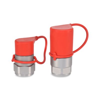 Image showing  Flat Face Hydraulic Quick Couplers Set, 1 in. ISO Body Size, 1-1/4 in. NPT Port