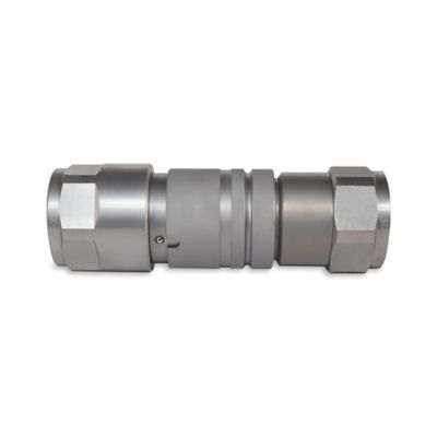 Image showing  Flat Face Hydraulic Quick Couplers Set, 1 in. ISO Body Size, 1-1/4 in. NPT Port