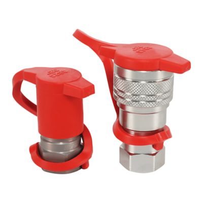 Image showing  Agriculture Hydraulic Quick Couplers Set, 3/8 in. ISO Body Size, 3/8 in. NPT Port