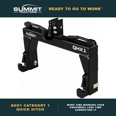 Summit Tractors Compact Tractor Category 1 Quick Hitch