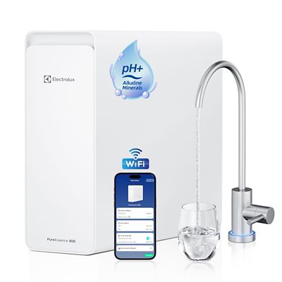Electrolux WiFi 10-Stage Tankless Reverse Osmosis Water Filtration System 800GPD Under Sink RO Water Filter with Faucet