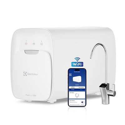 Electrolux WiFi 7-Stage Tankless Reverse Osmosis Water Filtration System 1200 GPD Under Sink RO Water Filter with Faucet