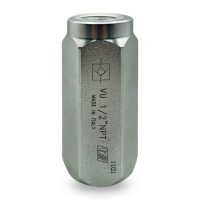 Magister Hydraulics Hydraulic Inline Check Valve, 1/2 in. NPT