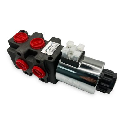 Magister Hydraulics Hydraulic Solenoid Diverter Valve, 6 Ports Selector, 24 GPM