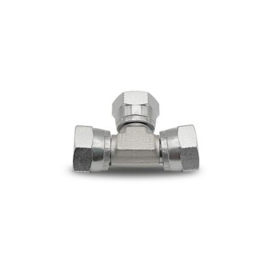 Magister Hydraulics 1/2 in. NPT Female Tee Hydraulic Adapter Swivel