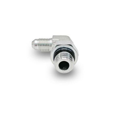 Image showing  1/2 in. ORB Male x 1/2 in. JIC Male 90 deg. Elbow SAE Hydraulic Adapter